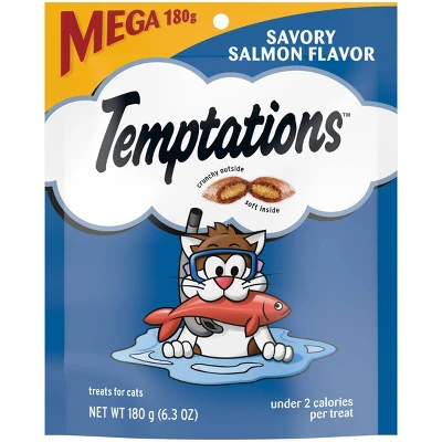 Temptations Classic Savory Seafood And Salmon Flavor Crunchy Cat Treats - 6.3oz 10 Temptations Classic Savory Seafood And Salmon Flavor Crunchy Cat Treats - 6.3oz - Image 10
