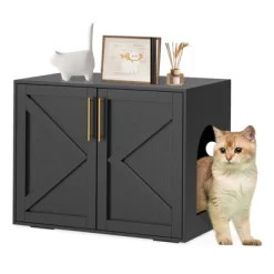 Whizmax Cat Litter Box Enclosure,Hidden Litter Box Furniture,Wooden Litter Box Enclosure Furniture,Indoor Cat House,Side End Table, TV Stand -BlueBuffalo Sales Store GUEST 46217e37 b109 4f25 8567 04a55bb9256f