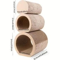 3 In 1 Cat Tunnel Bed, 3 Sizes Cat Scratching Board Bed, Corrugated Cat Scratching Board, Hide And Play DIY Cat Wheel, Indoor Cat Scratching Mat -BlueBuffalo Sales Store GUEST 483b5b2f b4cc 47c7 90a6 e93160770f5e 1