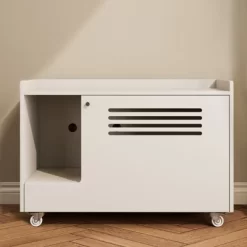 Gulches White Cat Litter Box Enclosure - Stylish Hidden Furniture With Storage & Ventilation -BlueBuffalo Sales Store GUEST 49afe982 0751 4ffe b15e c1c0fe3004b6