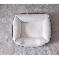 UbMelt Cat Bed Cozy Foam Pet Bed With Removable Plush Cover, Small Cat Sofa Bed With A High-density Foam Core