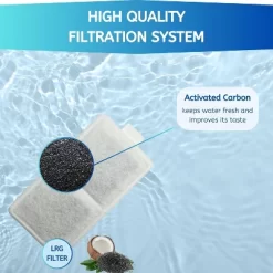 24 Packs Nispira Replacement Large Water Filter Compatible With Whisker City Automatic Pet Fountain For Cat Dog Size 5"L X 2.5"W -BlueBuffalo Sales Store GUEST 4a0aa218 5ef2 4e10 b325 c042fd16aba9