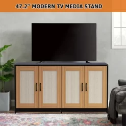 Double Room Litter Box Enclosure For 2 Cats, 47.2" Large Wood Hidden Litter Box Furniture For 2 Boxes With Sisal Doors And Sliding Drawers -BlueBuffalo Sales Store GUEST 4a0d8d20 f57d 4e7f 926b b14909639d28 2