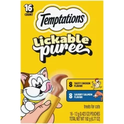 Temptations Creamy Puree With Chicken And Salmon Flavor Squeezable Lickable Variety Pack Cat Treats - 16ct -BlueBuffalo Sales Store GUEST 4a8e77f0 c409 4008 b9f7 3585c01b2d68
