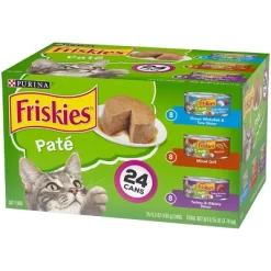 Purina Friskies Paté Wet Cat Food Fish, Tuna, Mixed Grill & Turkey - 5.5oz/24ct Variety Pack -BlueBuffalo Sales Store GUEST 4aab3f07 d415 4949 b137 6d10424f5ea2