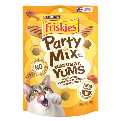 Purina Friskies Party Mix Chicken Natural Yums Crunchy Cat Treats 7 Purina Friskies Party Mix Chicken Natural Yums Crunchy Cat Treats - Image 7