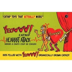 Hearrrt Attack Pack: 3x Yeowww! 100% Organic Catnip Heart Cat Toys, Each With A Different Phrase -BlueBuffalo Sales Store GUEST 4bf6e86a 52f2 4763 bfce 6146937fb64f
