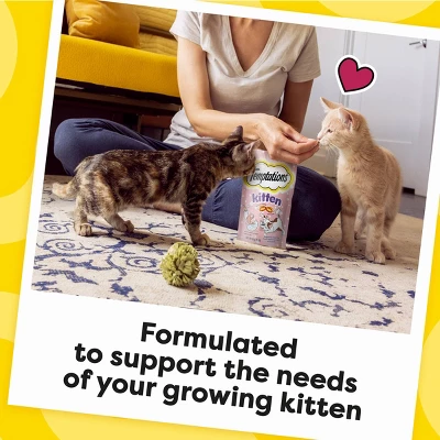 Temptations Salmon And Milk Flavor Crunchy Kitten Treats - 6.3oz 7 Temptations Salmon And Milk Flavor Crunchy Kitten Treats - 6.3oz - Image 7