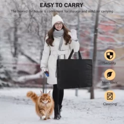 JOEJOY Waterproof Outdoor Cat House With Heating Pad, Sturdy & Safe Pet Shelter For Cats, Easy To Carry Heated Cat House For Outdoor Use -BlueBuffalo Sales Store GUEST 4c7b7292 df62 4247 a1d3 bf86a714acf7