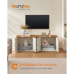 Feandrea Double Cat Litter Box Enclosure, Cat Litter Box Furniture Hidden, Front Entry, Cat House, Side End Table, TV Stand 17 Feandrea Double Cat Litter Box Enclosure, Cat Litter Box Furniture Hidden, Front Entry, Cat House, Side End Table, TV Stand -BlueBuffalo Sales Store GUEST 4c902110 2398 42d5 b7a8 2f2600f0108f