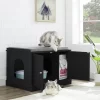 Organnice Cat Hidden Litter Box With Cushion