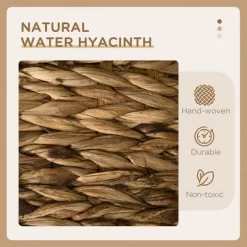 YOOCOZZ PawHut Multi-Level Elevated Cat Tower With Three Hideaways & Four Soft Plush Cushions, Hand-Woven Material-Brown -BlueBuffalo Sales Store GUEST 4da4b7d1 6625 41ed a620 98d733723056