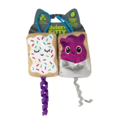 Quirky Kitty Flingin' Purr Tarts Cat Plush Toy - Gray