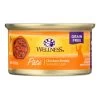 Wellness Pet Chicken Entree Grain Free Wet Cat Food - Case Of 24/3 Oz
