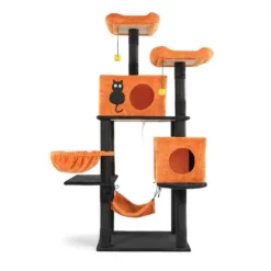 Karl Home 61 Inch Halloween Cat Tree Large Multi-Level Cat Activities Furniture With 2 Spacious Cat Condos -BlueBuffalo Sales Store GUEST 4e95144a 8891 46ff 98e9 386b77aa7d9f