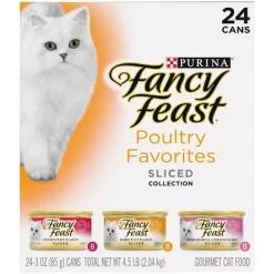 Purina Fancy Feast Sliced Poultry Favorites Collection Gourmet With Liver, Chicken And Turkey Wet Cat Food Variety Pack - 3oz/24ct 7 Purina Fancy Feast Sliced Poultry Favorites Collection Gourmet With Liver, Chicken And Turkey Wet Cat Food Variety Pack - 3oz/24ct -BlueBuffalo Sales Store GUEST 4eb36296 e50e 41c2 8781 f6e13ef4fb0c