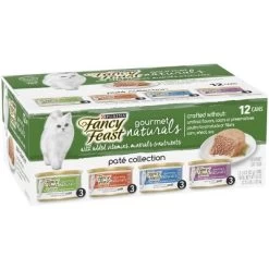 Purina Fancy Feast Gourmet Naturals Paté Collection Gourmet With Chicken, Salmon, Tuna And Beef Flavors Wet Cat Food - 36oz /12ct Variety Pack -BlueBuffalo Sales Store GUEST 4eda6d16 2d36 417e 9428 f9a040a1d29f