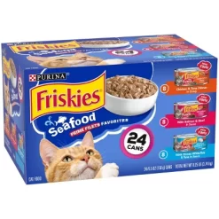 Purina Friskies Seafood Prime Filets With Chicken, Beef And Seafood Wet Cat Food - 5.5oz/24ct Variety Pack -BlueBuffalo Sales Store GUEST 4fe3bd00 0390 4df0 9f95 ae72cd2d8625