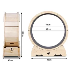 YOOCOZZ 37" Cat Exercise Wheel With Carpeted Runway, Cat Sport Treadmill Wheel For Kitty's Longer Life, Fitness Weight Loss Device-Natural -BlueBuffalo Sales Store GUEST 4ffb74e1 de91 453b a736 97e751ee7af1