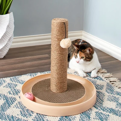 Two By Two Burlington - Scratching Post Cat Furniture - In. Tall 1 Two By Two Burlington - Scratching Post Cat Furniture - In. Tall