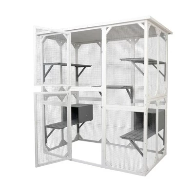 Large Catio Outdoor Indoor Cat Enclosure 1 Large Catio Outdoor Indoor Cat Enclosure