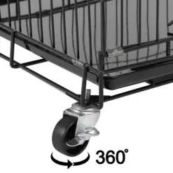 Yaheetech 4 Tiers Rolling Metal Cat Cage On Wheels Black -BlueBuffalo Sales Store GUEST 50fc4017 1ff7 4243 ab94 315a9dce3791