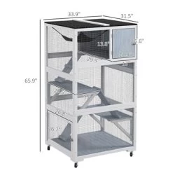 SKYONE Mobile Outdoor Cat Enclosure With Hammock, Ramps & Sleeping Box, Weather-Resistant Fir Wood, -BlueBuffalo Sales Store GUEST 5135ce1b 074b 471a 9322 725f47a77cc1