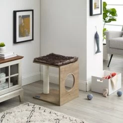 Sam's Pets Sheree 17" Cat Tree In Light Brown