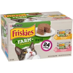 Purina Friskies Paté Wet Cat Food Farm Favorites With Chicken & Salmon - 5.5oz/24ct Variety Pack -BlueBuffalo Sales Store GUEST 522a9f17 109c 4f66 b31e 4d34dcbaab48