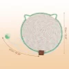 Unique Bargains Cat Scratcher Mat With A Cat Ball