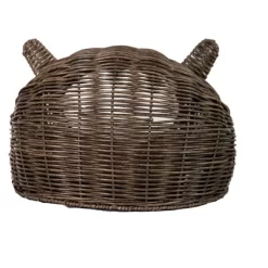 Huntley Pet Rattan Wicker Cat And Dog Shaped Play House Pet Bed With Cushion -BlueBuffalo Sales Store GUEST 52e7e3ee d86e 4e72 9b6b 5acc82249776