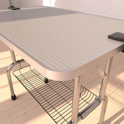 YOOCOZZ Folding Dog Pet Grooming Table With Adjustable Arm And Clamps Pet Dog Cat Grooming Table 9 YOOCOZZ Folding Dog Pet Grooming Table With Adjustable Arm And Clamps Pet Dog Cat Grooming Table - Image 9