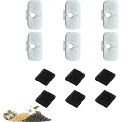 NISPIRA Dog Cat Water Fountain Activated Charcoal Water Filter Kit Replacements For Petlibro PLWF005 PLWF115 PLWF105, 6 Packs -BlueBuffalo Sales Store GUEST 53bc3221 2df2 420f 8f8f fe12fe6d15ea