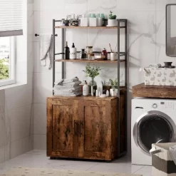 ODK Cat Litter Box Enclosure With Shelf Storage, Enclosed Litter Box - Large Cat House Furniture With Ventilation Holes, Easy Clean Pet Cabinet -BlueBuffalo Sales Store GUEST 53d88819 1885 4260 8cf9 f39c01a99027