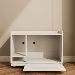 Gulches White Cat Litter Box Enclosure - Stylish Hidden Furniture With Storage & Ventilation -BlueBuffalo Sales Store GUEST 53e7934b 09c3 4b02 b5a7 c2c0bdc5a114