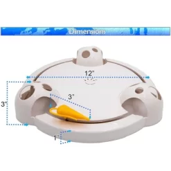 5 Star Super Deals 360 Interactive Cat Mouse Toy - Random Rotating Mouse Teaser Toy W/ Peekaboo Domes - Exercise Cat Toy -BlueBuffalo Sales Store GUEST 542134c3 f50e 42ab 93a7 55d03d839712