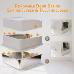 All For Paws Allforpaws Cat Litter Box Hooded Stainless Steel Base 23 All For Paws Allforpaws Cat Litter Box Hooded Stainless Steel Base -BlueBuffalo Sales Store GUEST 545e303a 6684 436c 8f6b 8c6467d007e0