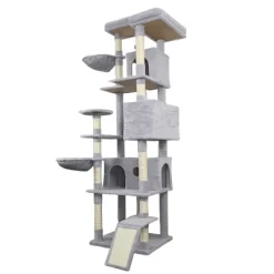 Racxily 84 In Cat Tree Tower With Large Condo Sisal Scratching Post Big Hammock And Top Platform -BlueBuffalo Sales Store GUEST 54d8fc87 d336 4fdc aa7d a9c16f89c252