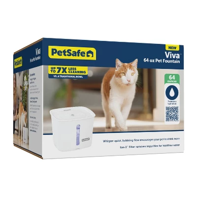PetSafe 64oz Viva Plastic Dog And Cat Automated Fountain 2 PetSafe 64oz Viva Plastic Dog And Cat Automated Fountain - Image 2