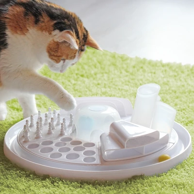 Bayer: Cat-Center - 7-in-1 Pet Activity Center, Cat Toy Game, Educate & Entertain Your Pet, Durable & Dishwasher Safe, Multi Play Toy 3 Bayer: Cat-Center - 7-in-1 Pet Activity Center, Cat Toy Game, Educate & Entertain Your Pet, Durable & Dishwasher Safe, Multi Play Toy - Image 3