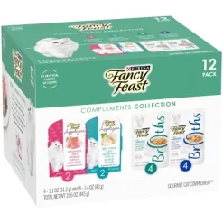 Fancy Feast Complements Collection With Chicken, Tuna, Shrimp, Fish And Salmon Wet Cat Food - 12ct -BlueBuffalo Sales Store GUEST 5646249c 1212 4b72 9d52 8bd54fc90a66