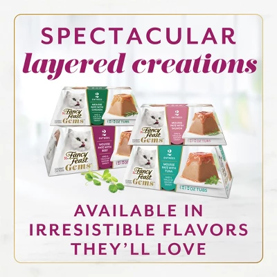 Fancy Feast Gems Beef Flavor Adult Wet Cat Food - 2oz/2ct 6 Fancy Feast Gems Beef Flavor Adult Wet Cat Food - 2oz/2ct - Image 6