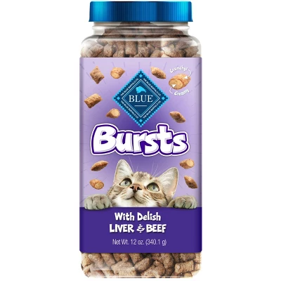 Blue Buffalo Bursts With Chicken, Liver & Beef Crunchy & Creamy Cat Treats 7 Blue Buffalo Bursts With Chicken, Liver & Beef Crunchy & Creamy Cat Treats - Image 7