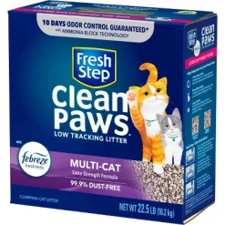 Fresh Step Clean Paws Multi-Cat With The Power Of Febreze Scented Clumping Cat Litter - 22.5lbs -BlueBuffalo Sales Store GUEST 58d49371 c0cb 4386 a76b 356ad3ead373