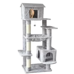 Multipet 63 Inches Multi-Level Large Cat Tree -BlueBuffalo Sales Store GUEST 59c8bf1e d06e 44aa 8fcd 7a3fb5513b1b