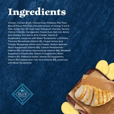 Blue Buffalo Wilderness High Protein Grain Free Natural Mature Pate Wet Cat Food With Chicken Recipe - 5.5oz 4 Blue Buffalo Wilderness High Protein Grain Free Natural Mature Pate Wet Cat Food With Chicken Recipe - 5.5oz - Image 4