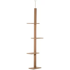 DSVIMOY Floor-to-Ceiling Cat Climbing Tower With Scratching Posts, Cat Tree Activity Center, Cat Tower Furniture, Brown, 17"*10.75"*89.75" -BlueBuffalo Sales Store GUEST 5bd8eee8 4adc 4421 bc9a d40a88b2a998