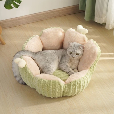 Fairyland™ - Cactus Blossom Cat Bed – Cozy Pet Nest For Deep Sleep & Comfort 2 Fairyland™ - Cactus Blossom Cat Bed – Cozy Pet Nest For Deep Sleep & Comfort - Image 2