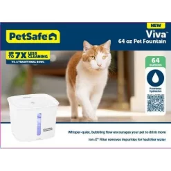 PetSafe 64oz Viva Plastic Dog And Cat Automated Fountain