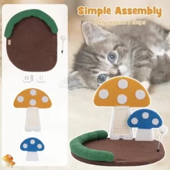 Tangkula Mushroom Cat Bed For Indoor Cats W/ Comfy Napping Bed Sisal Scratching Board 15 Tangkula Mushroom Cat Bed For Indoor Cats W/ Comfy Napping Bed Sisal Scratching Board -BlueBuffalo Sales Store GUEST 5ca8fbfa 3301 49e1 a13f 4b2d0d13e4b8